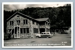 MIDDLESBORO KY CUMBERLAND MOUNTAIN HOTEL VINTAGE REAL PHOTO POSTCARD RPPC