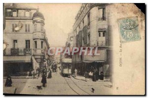 Old Postcard Dijon Tramway