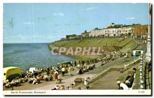 Postcard Old North Promenade Blackpool