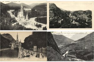 LOURDES RELIGION HAUTES-PYRÉNÉES (DEP.65) MIDI-PYRÉNÉES 1000 Postcards (L5682)