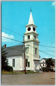 Vtg Cape Porpoise Maine ME Church on the Cape 1980s View Postcard