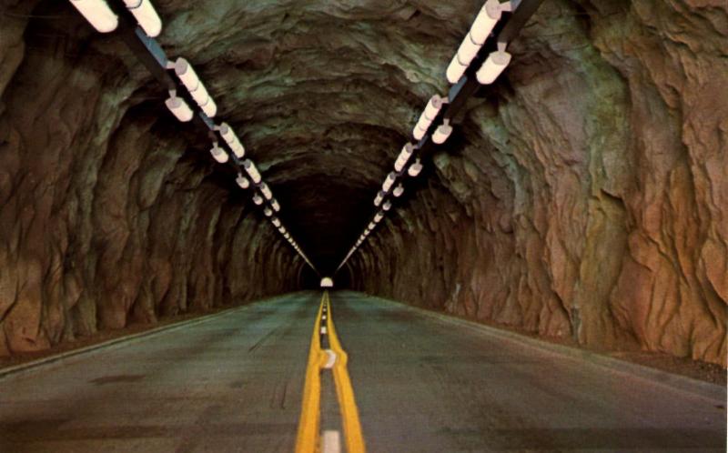 WY - Shoshone Canyon. Tunnel