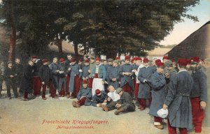 FRANCE PRISONERS OF WAR GERMANY WW1 MILITARY FELDPOST POSTCARD 1915 (273)