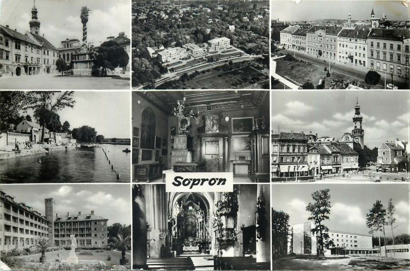 Hungary Sopron pictures collection Postcard