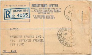 Entier Postal Stationery 1938 for New York