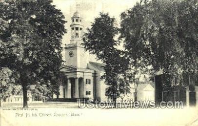 First Parish Church - Concord, Massachusetts MA