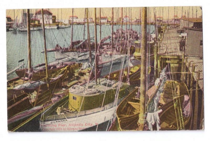 Yachting Pier Atlantic City NJ  Herman Becher 1911