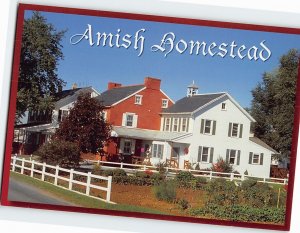 Postcard Amish Homestead, Pennsylvania