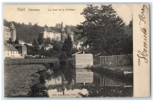 1903 Chateau Castle Clerf Clervaux Luxembourg Antique Posted Postcard