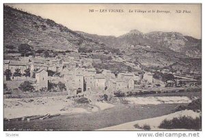 Le Village Et Le Barrage, Les Vignes (Lozère), France, 1900-1910s