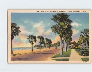 Postcard Road Along The Bay, Florida