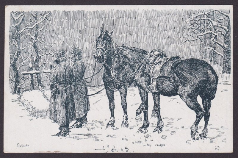 GERMANY 1917, Fieldpost card, Cristmas greeting