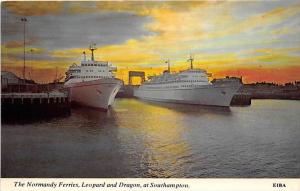 6139 The Normandy Ferries, Leopard and Dragon, at Southampton