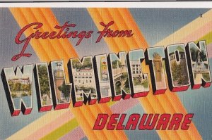 Postcard Greetings From Wilmington Delaware DE