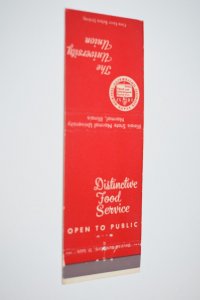 Illinois State University Normal IL 20 Front Strike Matchbook Cover