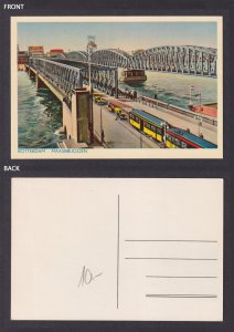 Vintage Postcard Netherlands Rotterdam Maasbruggen Bridge