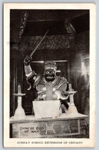 Chicago IL~General Guan Gong Chinese god of War~Moody's Sunday School Ext~c1910
