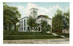 MA - Amherst. Amherst College, Library ca 1906