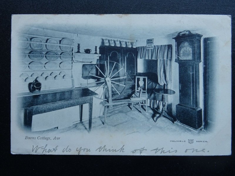 Scotland 3 x ROBERT BURNS Themed c1903 UB Postcard by W.R.& S.