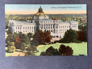 Library Of Congress Washington DC Litho Postcard H2193080958