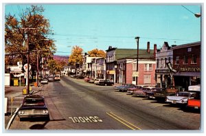 1974 Bowling Scotts Shopping Area Main Street Colebrook NH Vintage Postcard