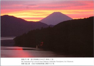 Postcard  Japan - Mt. Ashinoko-Fuji sunset
