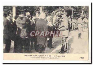 The celebrations of victory in Paris July 14, 1919 Postcard Old Store d & # 3...