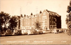 Minnesota Northfield Margaret Evans Hall Old Cars 1941 Real Photo