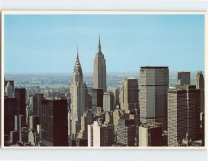 Postcard The beautiful Manhattan skyline Manhattan New York USA