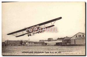 Old Postcard Jet Aviation Airplane Caudron Type G4 flight