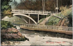 Victoria BC The Gorge Vancouver Island Unused Postcard E88