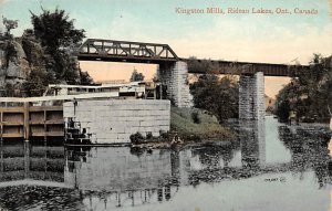Kingston Mills, Rideau Lakes Ontario, Canada Canal 1910 
