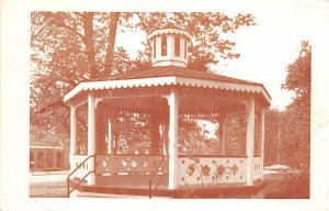 Canfield Ohio 1980-90s Postcard Restored Bandstand 