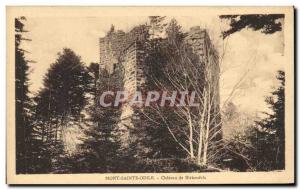 Postcard Old Chateau Mont Sainte Odile Birkenfels