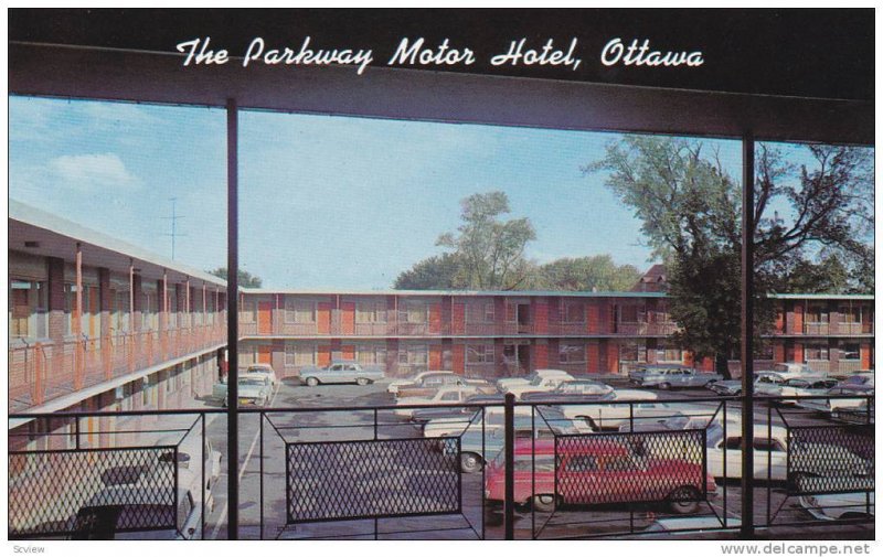 Classic Cars, The Parkway Motor Hotel, Ottawa, Ontario, Canada, 40-60´s