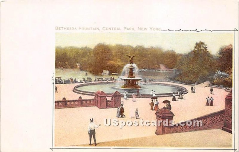 Bethesda Fountain, Central Park - New York City, NY