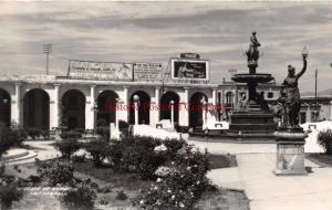 SALTILLO COAHUILA MEXICO~PLAZA DE ARMAS~REAL PHOTO POSTCARD 1950s