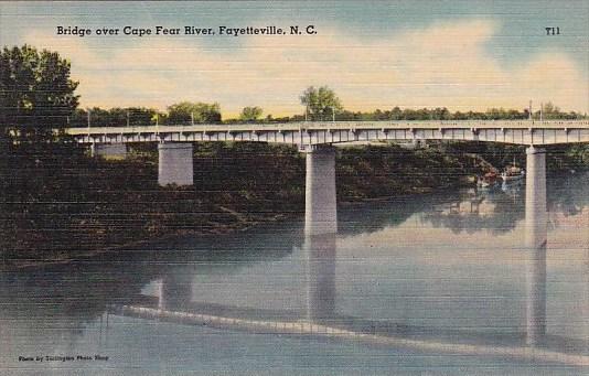 Bridge Over Cape Fear River Fayetteville North Carolina