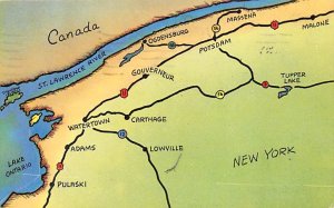 Canada â€“ New York Maps 1958 