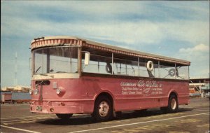 Honolulu Hawaii HI Pink Admiral's Barge Bus Postcard