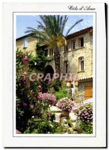 Postcard A Modern Village Provencal flowers Provence