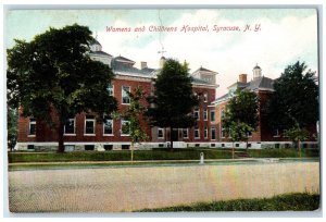 c1910 Womens and Childrens Hospital Syracuse New York NY Posted Postcard