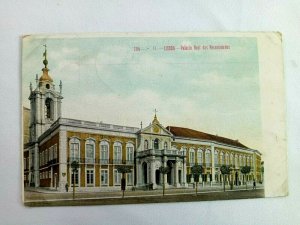 Vintage Postcard Lisboa Palacio Real des Necessidades Portugal