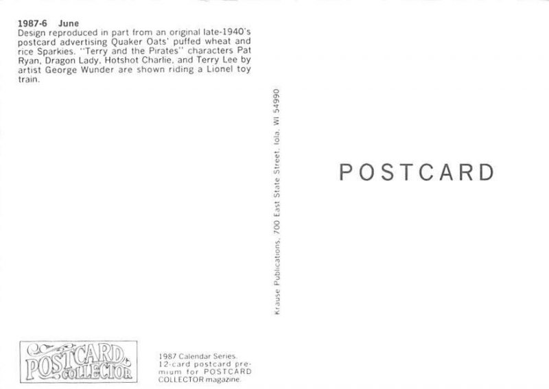 1987, 6 June | Topics - Other, Postcard / HipPostcard