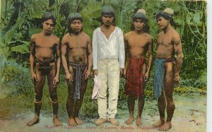 Mitchell Postcard M-30 Tinguianes, Island of Luzon Philippines, Indigenous Itneg