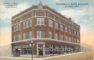 Commercial Bank Building Delphos, Ohio, USA Unused 