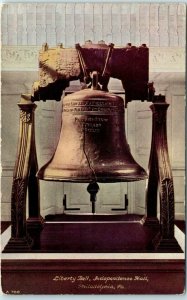 Postcard - Liberty Bell - Independence Hall - Philadelphia, Pennsylvania 