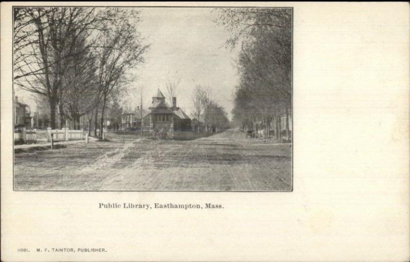 Easthampton MA Public Library c1905 Postcard