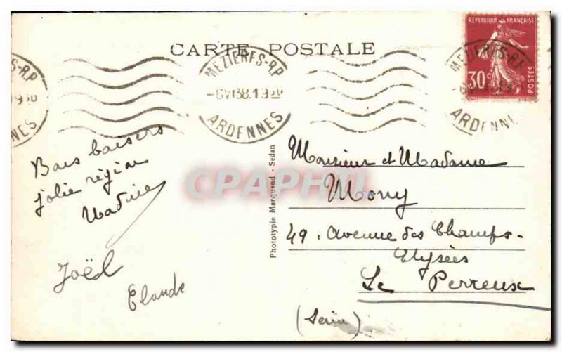 Old Postcard Mezieres Place de la Republique