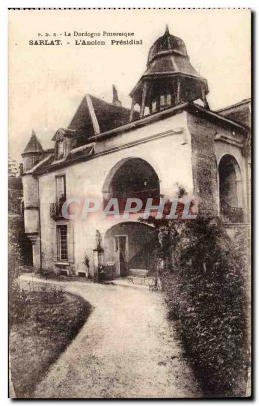 Old Postcard Sarlat L & # 39ancien presidial